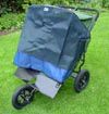  Land Rover Double Forest ATP with sun canopy plus optional Cot Seat & Shade-a-Babe - click for larger image
