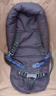 Clippasafe Body Harness connectors used in the standard seat together with a head hugger